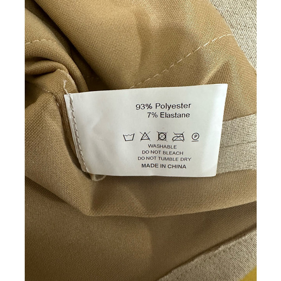 NWT Relish No Less Faux Suede Zip Front Beige Shirt Jacket Size S - Picture 7 of 7